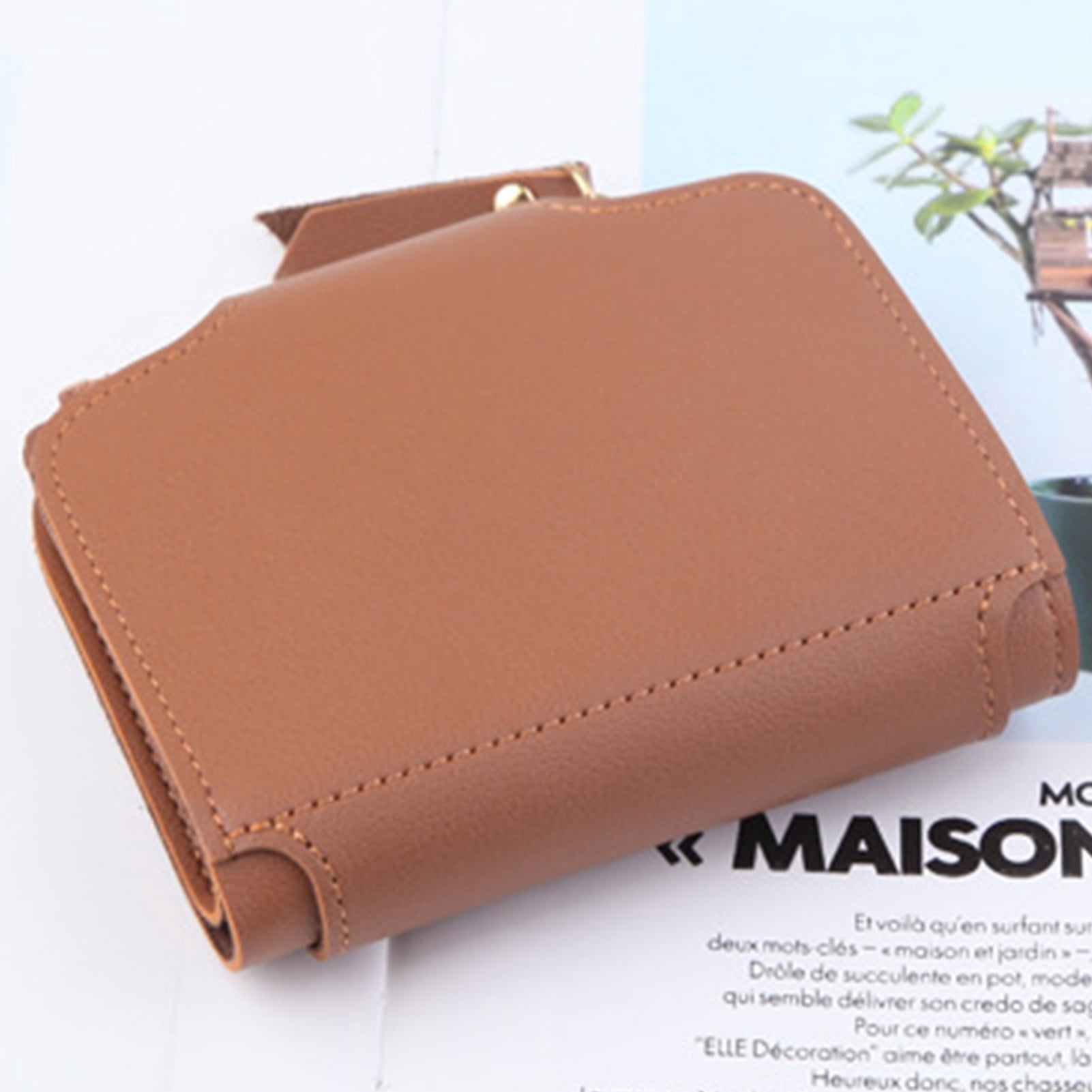 Women Wallet Large Leather Zip Around Card Holder Organizer Ladies Clutch? AG Wallets Women Double Zipper Peacock Blue RFID Wallet  main image 3