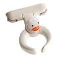 thumbnail image 4 of Soporte de baño de pie, juguete de abrazo con sonido, cómodo, ergonómico, plegable, con asa y ventosas para la ducha de bebés. Marrón, 4 of 8