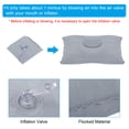 thumbnail image 3 of Almohada inflable Uxcell, almohada de viaje ultraligera para camping, paquete de 2 en gris, 3 of 6