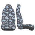 thumbnail image 3 of Sikiie Turtle Car Seat Protector 2 Pack Car Seat Cushion Mat, Car Seat Covers for SUV, Truck, Van, 3 of 7