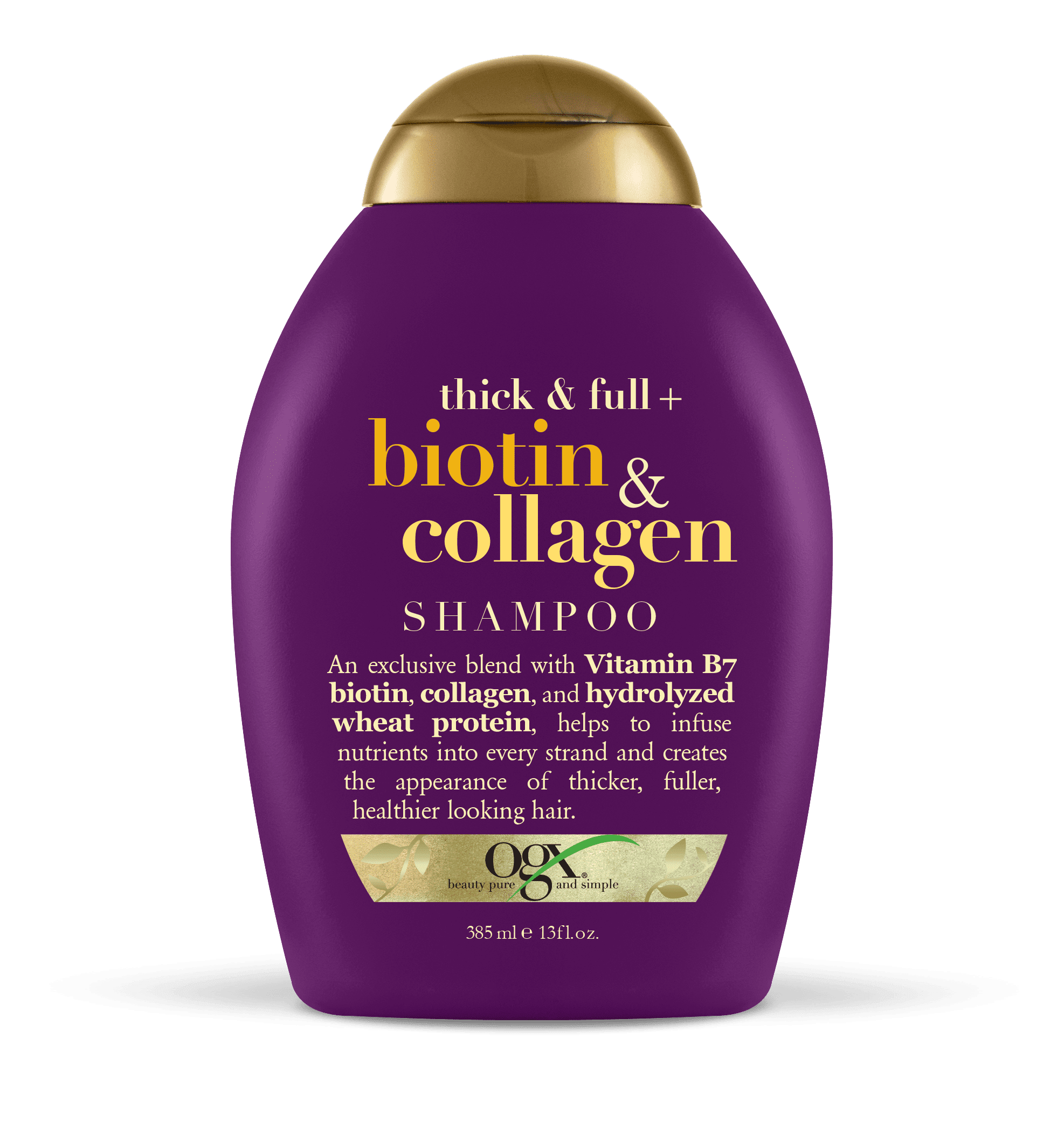 OGX Thick Full Biotin Collagen Volumizing Shampoo For Thin Hair 