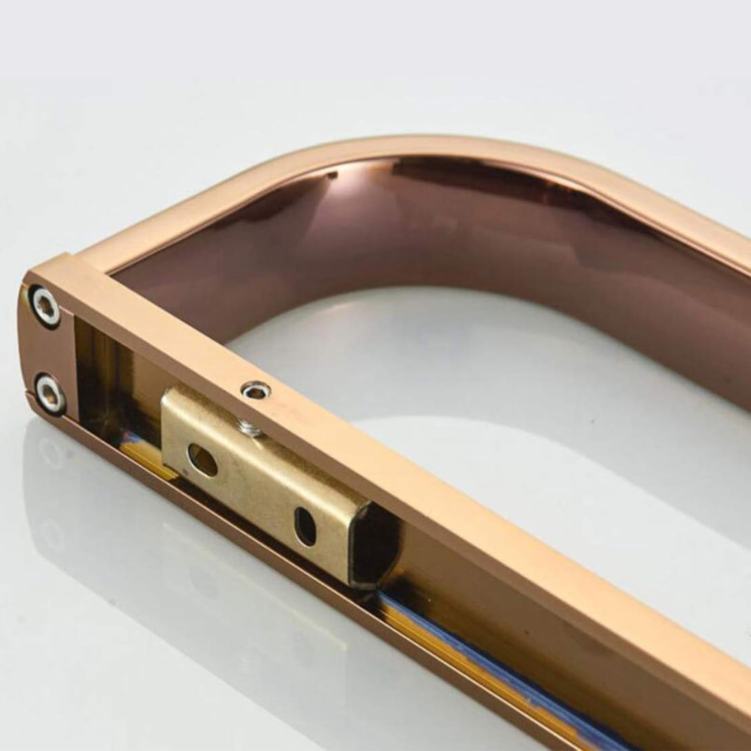 Simple Style Hand Towel Rack,Rose Gold Brass Towel Ring,Wall Mounted Towel Holder,Bath Kicthen Accessories