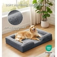 thumbnail image 4 of Orthopedic Dog Bed for Extra Large Dogs, Supportive Foam XL Pet Bed Sofa with Washable Removable Cover, Waterproof Large Dog Couch Bed, Non-Slip Bottom and Egg-Crate Foam, Grey, 4 of 15