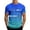Blue, variant on Mens Streetwear Graphic T Shirt Crewneck Gradient San Francisco Letter Print Blend Short Sleeve Summer Fashion Casual Trendy Tee