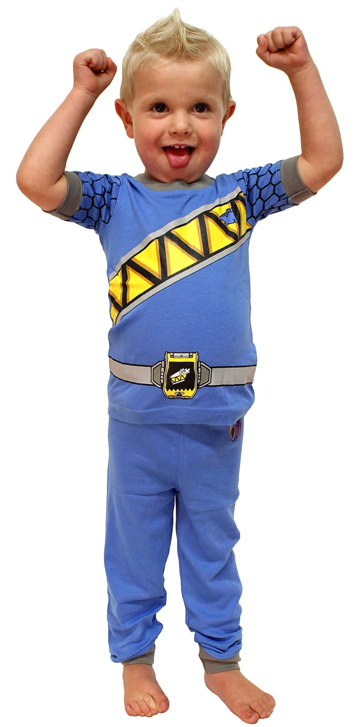Intimo Boys' Toddler' Mighty Morphin Blue Ranger Pajama Set 