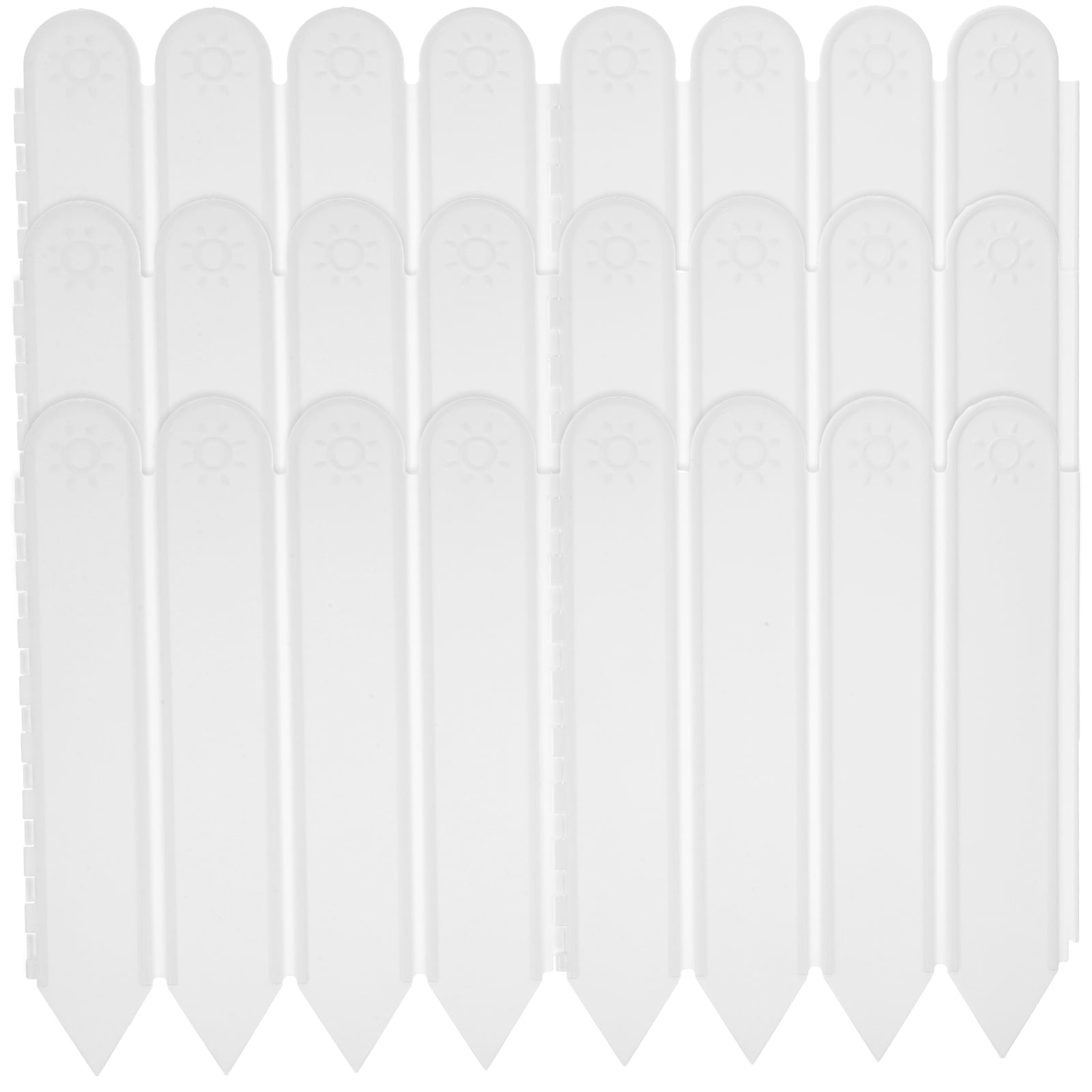 Hemoton 1 Bag of Plastic Garden Lawn Fence Landscape Fencing Ornamental