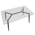 thumbnail image 2 of Table à manger moderne milieu-du-siècle Clara, de LumiSource, 2 of 5
