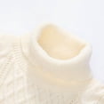 thumbnail image 6 of Vxararl Men's Thermal Turtleneck Pullover Jumper, Chunky Cable Knit Long Sleeve Sweater Casual Warm Fall Winter Soft Knit Top for Men Everyday Outfits Beige M, 6 of 6
