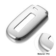 thumbnail image 5 of TPU Key Fob Cover Case for Jeep Grand Cherokee 14-21 Key Fob Shell Protector Keyless Remote for Smart Key Holder Silver Tone, 5 of 6