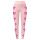 thumbnail image 4 of MKLEKYY Leggings de yoga de cintura alta con estampado floral para mujer, leggings de realce para fitness y entrenamiento 3, 4 of 4
