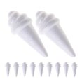 thumbnail image 4 of 15 piezas de helados falsos decorativos en blanco con forma de espuma para manualidades, 4 of 8
