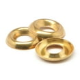 thumbnail image 1 of #6 Cup Washer / Countersunk Finishing Washer Brass Pk 100, 1 of 1