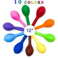 thumbnail image 2 of NeoMart - 100 PCS Balloons Assorted Colors（Inside 10 Colors-10 Per Color), 12 Inch Balloons Bulk, Suitable for Birthday, Family Party, Graduation, Wedding, 2 of 12