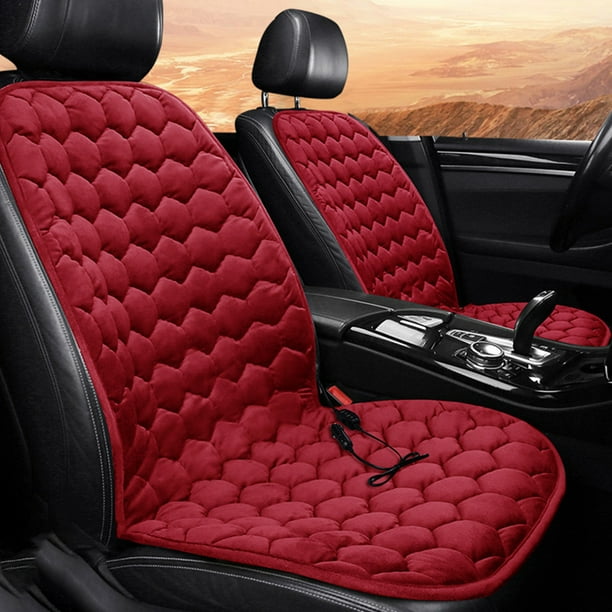 3pcs Car Seat Heater Cushion Warmer Cover Winter Heated Warm High Low  Temperature 12V heated Seat Cover