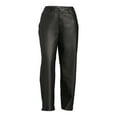 thumbnail image 5 of Madden NYC Juniors Plus Size Coated Wide Leg Pants, 5 of 5