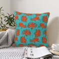 thumbnail image 4 of KLL Fun Octopus Decorative Throw Pillow Covers Velvet Soft for Couch Sofa Bedroom Living Room Outdoor (No pillow core)- 20"x20", 4 of 5