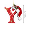 thumbnail image 3 of Mgaxud Letter Christmas Tree Decoration Pendant Personalized DIY Christmas Ornament for Xmas Tree Hanging, 2.36 in, 3 of 5