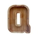 thumbnail image 2 of Lata de ahorros de madera con letras en inglés, lata de ahorros de vidrio transparente, alcancía, 2 of 6