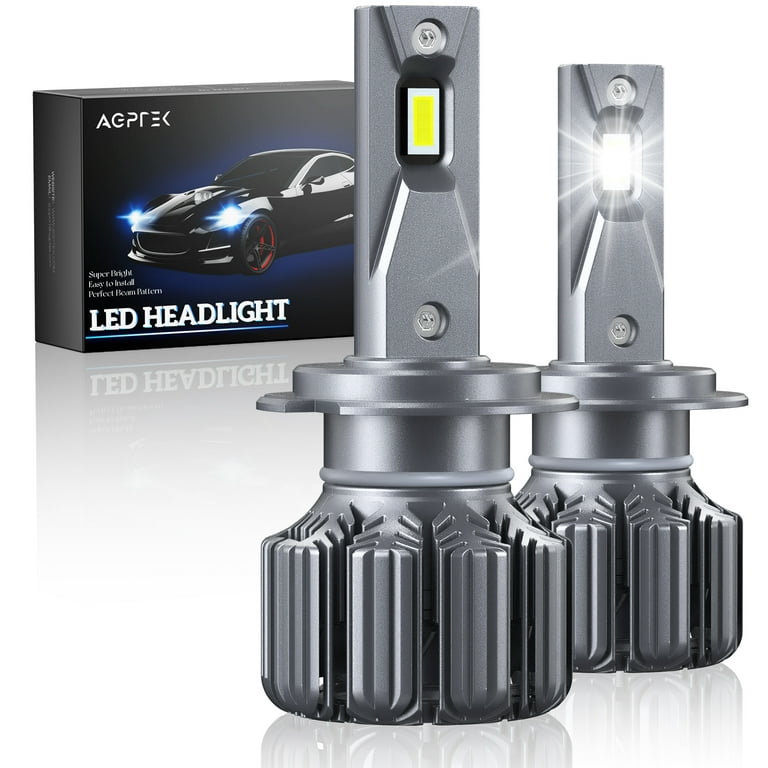 Pair H7 100W 12000LM LED Car Headlights Kits Beam Bulbs Turbo 6500K New  Arrivel