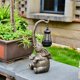 thumbnail image 2 of Estatua de escultura al aire libre, estatua de elefante, decoraciones para el día de la madre, estatuas solares de jardín para Patio, decoración del hogar, buena suerte, 2 of 5