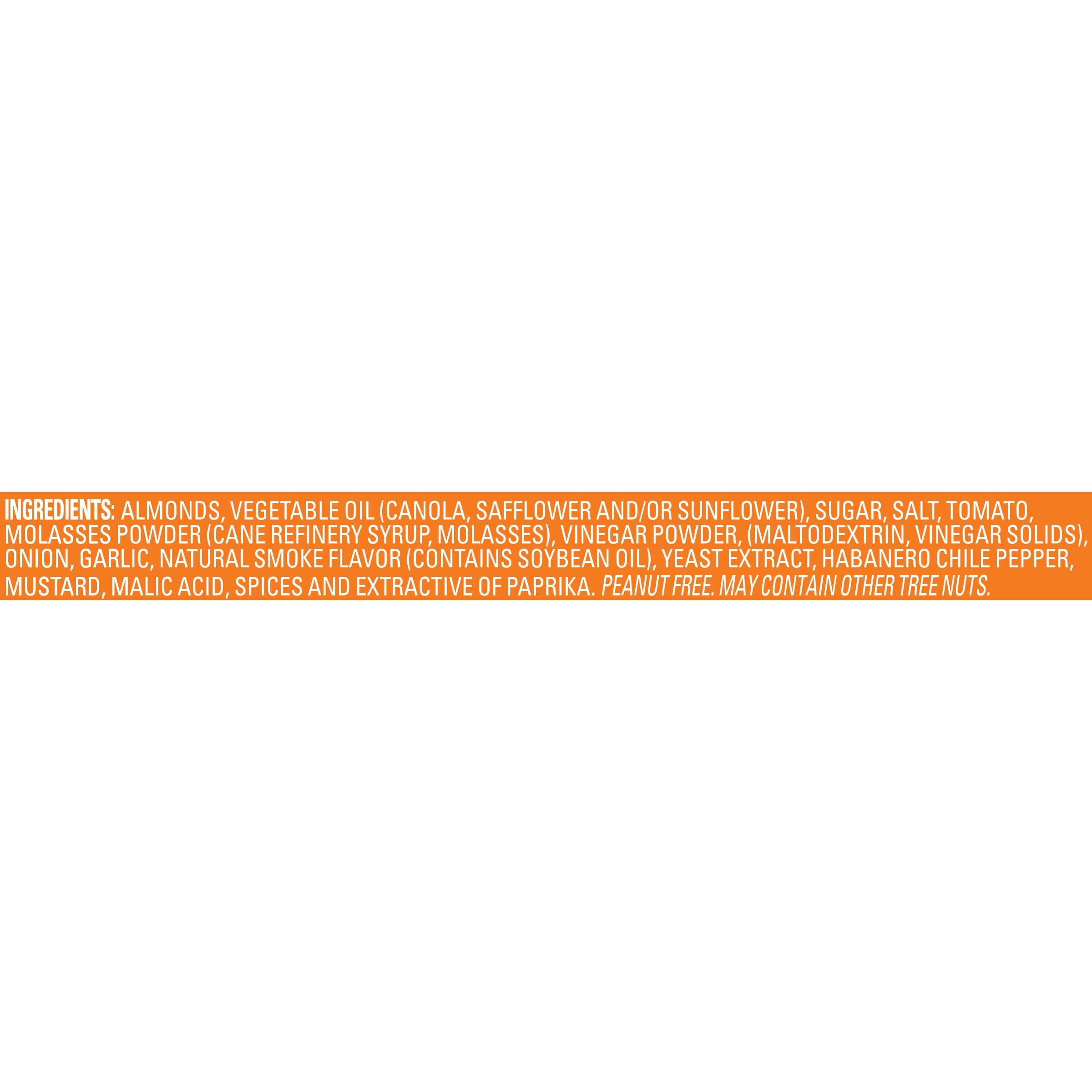 Blue Diamond Almonds, Habanero BBQ, 1.5 oz (Innerpack of 12)