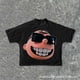 thumbnail image 1 of Camiseta de gran tamaño Retro Punk Rock, Top de manga corta de algodón con estampado gráfico de payaso Harajuku de Hip Hop, 1 of 4