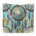 thumbnail image 3 of Wall Hanging Colorful Dream Catcher Tapestry Bohemian Feather Printed, 3 of 3