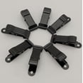 thumbnail image 6 of LQQBOX 6 Pcs Mini Alligator Clips Metal Spring Clamps Black Alligator Clamps 0.5 Inch Wide Crocodile Spring Clips for Crafts Work, Smooth Jaw, 0.31 inch Capacity, 6 of 7