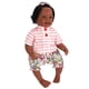 thumbnail image 4 of Muñecas Infantiles Durmientes, Extremidades Móviles De Vinilo, Ojos Acrílicos Transparentes, Muñecas De Bebé De Piel Negra Para El Hogar, 4 of 7