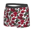 thumbnail image 5 of Goofa Rose Flowers Printed Men's Boxer Briefs Underwear, Moisture-Wicking Underwear, Trunk,Soft and Breathable Cotton Underwear-Medium, 5 of 9