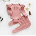 thumbnail image 4 of Baby Girl's Two Piece Bodysuit and Pants Outfit, 4 of 7