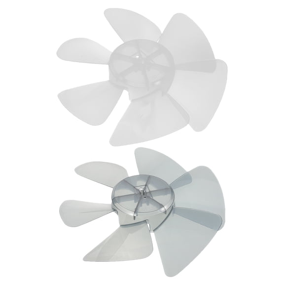 FRCOLOR 2pcs Plastic Fan Blade 6-leaves Big Wind Standing Pedestal Fan Blade Household Fan Blade Replacement Part Universal Plastic