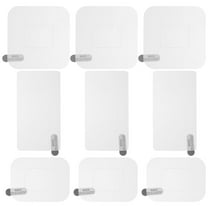 LEORX 12 Sheets Windshield Sticker Film Transparent PET Scratch Resistant for Dashcam Protection