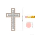 thumbnail image 3 of ANGARA Natural Diamond Three-Way Cross Pendant in 14K Rose & White Gold for Women (Size-1.4mm| Color-K| Clarity-I3) | April Birthstone, Anniversary, Jewelry Gift for Women | Natural Diamond Necklace, 3 of 7