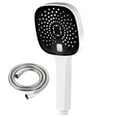 thumbnail image 2 of Handheld Pressurized Showerhead, 4-Gear Adjustable Sailor Style Shower Faucet with Large Output, Self-Cleaning Nozzles Leak-Proof Design, 1.5m Hose Included, 2 of 7