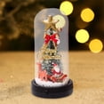 thumbnail image 4 of de Navidad de mesa LED, miniárbol de Navidad con luz, adorno de escritorio, manualidades, de Navidad Artificial de vidrio de resina para Estilo A, 4 of 8