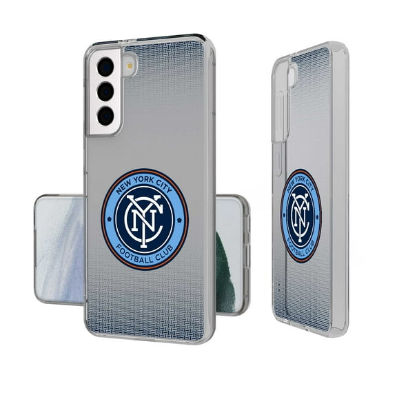 Keyscaper New York City FC Linen Logo Galaxy Clear Case