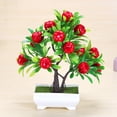 thumbnail image 2 of Artificial Plant Potted with Foam Fruit, Simulated Fruit Tree Pot Tabletop Decoration, 2 of 9