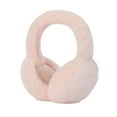 thumbnail image 1 of Orejeras plegables para mujer, orejeras mullidas para clima frío, diadema cálida para invierno, lindos calentadores de orejas holgados, 1 of 5