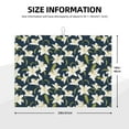 thumbnail image 2 of Wukai Lilies Flowers for Microfiber Placemat, 18x24 Inch Kitchen Drying Mat for Countertops, Sinks, Drains, 2 of 7