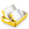 thumbnail image 7 of 3 Piece Ceramic Baking Dish Porcelain Bakeware Set, Thicken Rectangular Baking Pan, 7 of 7