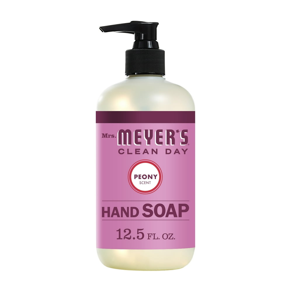 Mrs. Meyer's Clean Day Liquid Hand Soap, Peony Scent, 12.5 fl oz