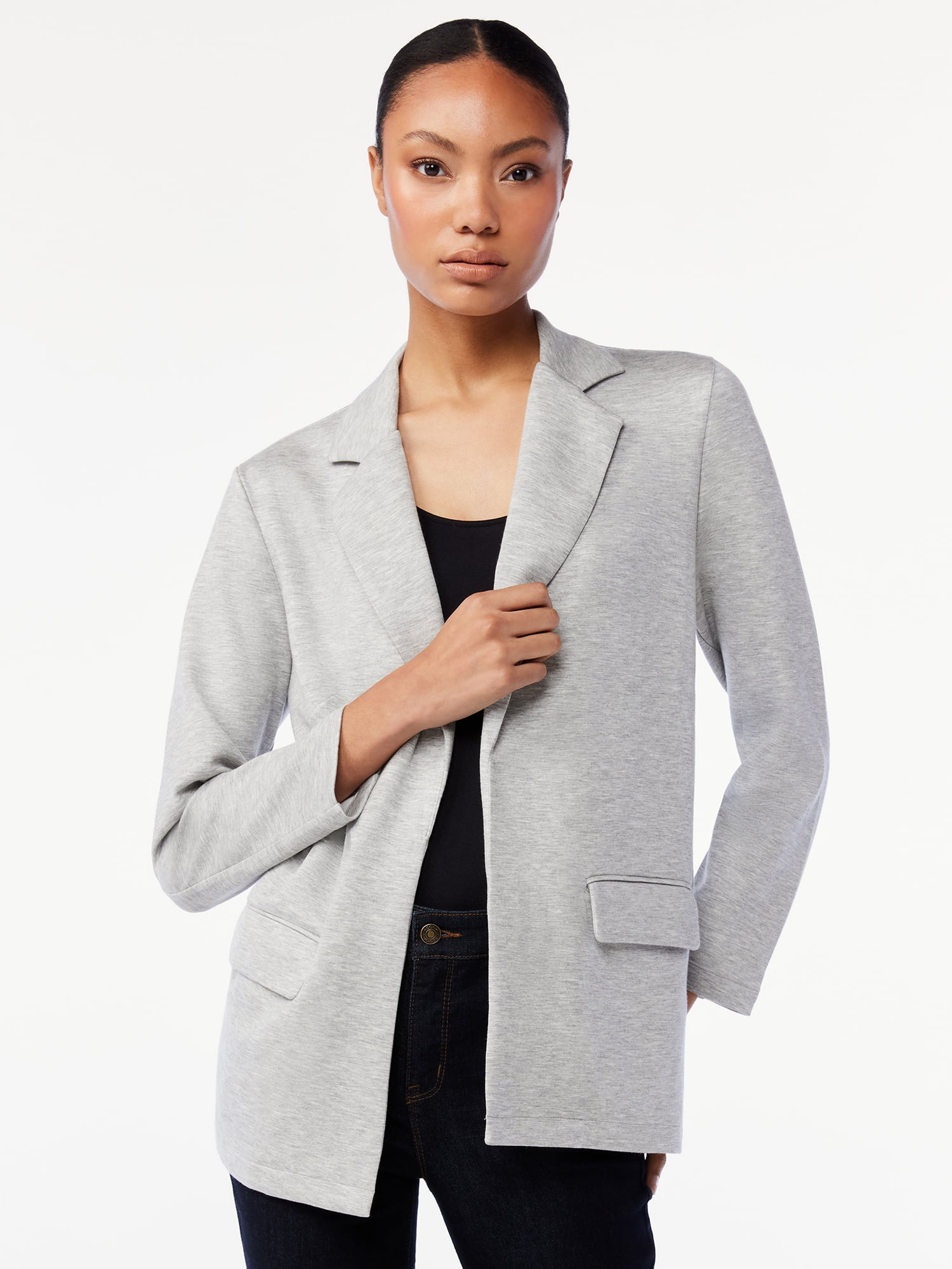 Scoop Women's Scuba Knit Blazer 