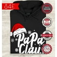 thumbnail image 2 of S4E Men's Papa Claus Santa Hat Christmas Hoodie Sweatshirts Small Black, 2 of 4