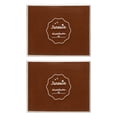 thumbnail image 1 of Uxcell 2Pcs Large Coffee Stamp Ink Pad, 3.9x4.7 Inch Washable Craft Finger Stamps Pad for Paper Wood Fabric Inkpad DIY Card Making, 1 of 7