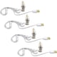 thumbnail image 1 of Set of 4 Accessory Cord with Led Light Bulb, 6Ft Blow Mold Indoor String Lights, C7/E12 2700K Warm White, 1 of 5