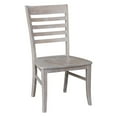 thumbnail image 2 of International Concepts Cosmo Dining Chair in Gray Taupe (Set of 2), 2 of 7