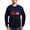 Navy, variant on - 90S Pepsi Logo - Classic Crew Neck Sweatshirt