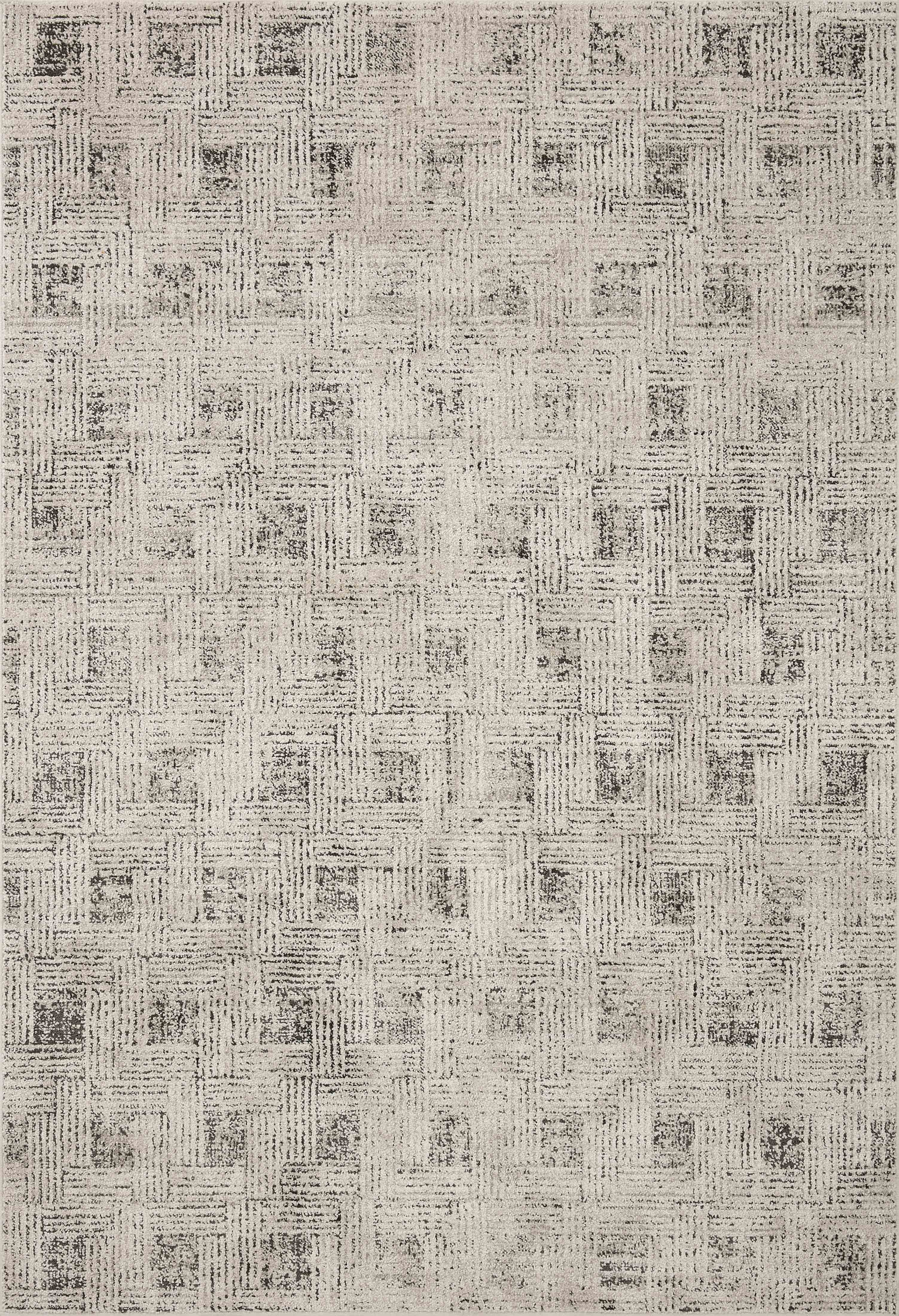 Loloi Kamala Grey / Graphite 2'-7" x 12'-0" Runner Rug