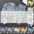 thumbnail image 3 of masbird Kids Toddler Boy Girl Pajamas Pj Set Long Sleeve Snug Fit Soft & Cozy Sleepwear Loungewear 2-Pack 6-12 Months 12-24 Months 2t 3t 4t 5t 6t 7t 8t 9t Children(Sky Blue,6-12 M), 3 of 4